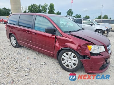 Czwarte zdjęcie samochodu z boku: 2017 DODGE GRAND CARAVAN SE VIN:2C4RDGBGXHR619494 - miniatura