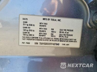 Zdjęcie 13 z 13 samochodu: 2026 TESLA MODEL Y VIN:7SAYGDEE9TF437949 - miniatura
