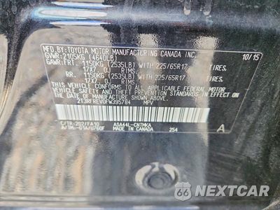 Zdjęcie 13 z 13 samochodu: 2015 TOYOTA RAV4 XLE VIN:2T3RFREV0FW395784 - miniatura