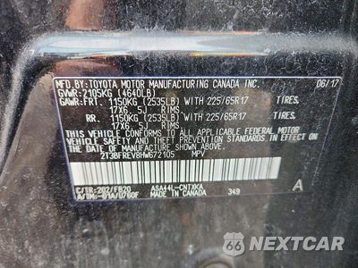 Zdjęcie 13 z 13 samochodu: 2017 TOYOTA RAV4 LE VIN:2T3BFREV8HW672105 - miniatura
