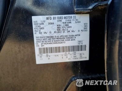 Zdjęcie 12 z 12 samochodu: 2008 FORD EDGE LIMITED VIN:2FMDK49C08BA42013 - miniatura