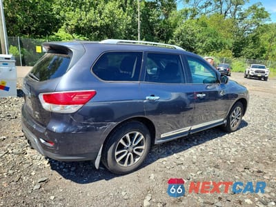Trzecie zdjęcie samochodu z tyłu: 2013 NISSAN PATHFINDER S VIN:5N1AR2MM6DC684782 - miniatura