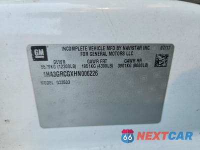 Zdjęcie 13 z 13 samochodu: 2017 CHEVROLET EXPRESS G3500 VIN:1HA3GRCGXHN006226 - miniatura