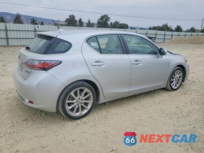 Trzecie zdjęcie samochodu z tyłu: 2012 LEXUS CT 200 VIN:JTHKD5BH2C2050581 - miniatura