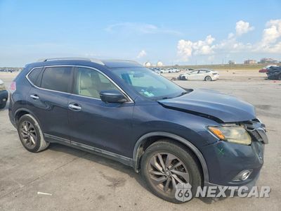 Czwarte zdjęcie samochodu z boku: 2016 NISSAN ROGUE SL VIN:5N1AT2MT4GC841433 - miniatura
