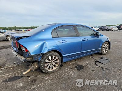 Trzecie zdjęcie samochodu z tyłu: 2010 HONDA CIVIC LX VIN:2HGFA1F58AH323064 - miniatura