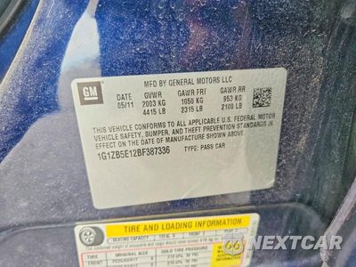 Zdjęcie 12 z 12 samochodu: 2011 CHEVROLET MALIBU LS VIN:1G1ZB5E12BF387336 - miniatura