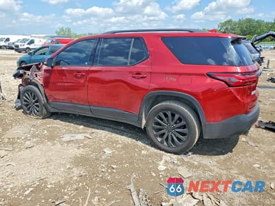 Drugie zdjęcie samochodu z przodu: 2022 CHEVROLET TRAVERSE RS VIN:1GNERJKW9NJ125865 - miniatura