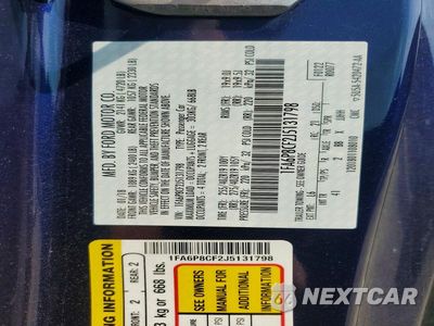 Zdjęcie 12 z 12 samochodu: 2018 FORD MUSTANG GT VIN:1FA6P8CF2J5131798 - miniatura