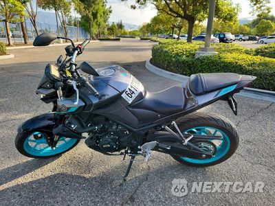 Trzecie zdjęcie samochodu z tyłu: 2024 YAMAHA MT-03 VIN:MH3RH20Y1RK012386 - miniatura