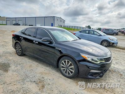 Czwarte zdjęcie samochodu z boku: 2019 KIA OPTIMA EX VIN:5XXGU4L18KG304029 - miniatura