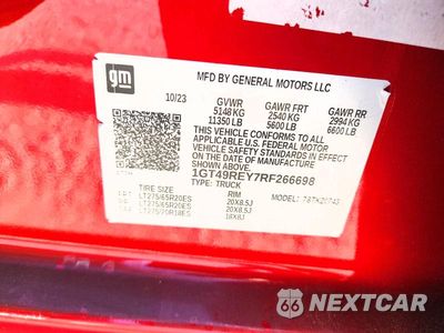 Zdjęcie 12 z 12 samochodu: 2024 GMC SIERRA K2500 DENALI VIN:1GT49REY7RF266698 - miniatura