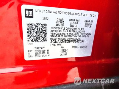 Zdjęcie 13 z 13 samochodu: 2023 CHEVROLET EQUINOX RS VIN:3GNAXMEG9PS162054 - miniatura