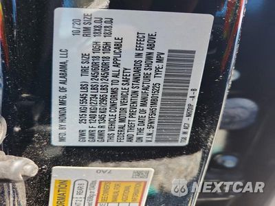 Zdjęcie 13 z 13 samochodu: 2021 HONDA PILOT EXL VIN:5FNYF5H51MB015225 - miniatura