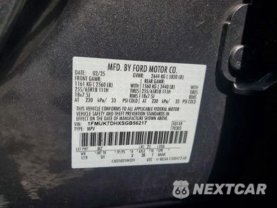 Zdjęcie 12 z 12 samochodu: 2025 FORD EXPLORER ACTIVE VIN:1FMUK7DHXSGB56217 - miniatura