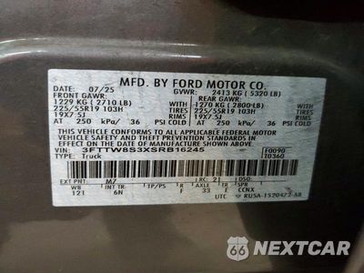 Zdjęcie 13 z 13 samochodu: 2025 FORD MAVERICK LARIAT VIN:3FTTW8S3XSRB16245 - miniatura