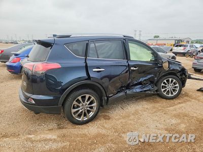 Trzecie zdjęcie samochodu z tyłu: 2017 TOYOTA RAV4 HV LIMITED VIN:JTMDJREV9HD129222 - miniatura