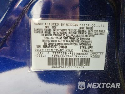 Zdjęcie 14 z 14 samochodu: 2026 NISSAN KICKS SV VIN:3N8AP6CE7TL394604 - miniatura