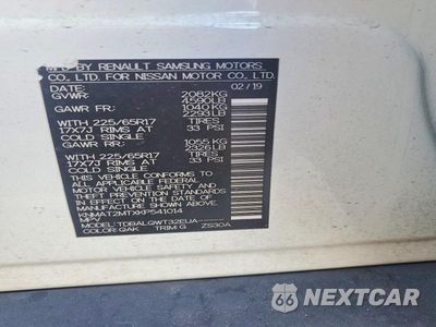 Zdjęcie 13 z 13 samochodu: 2019 NISSAN ROGUE SV VIN:KNMAT2MTXKP541014 - miniatura