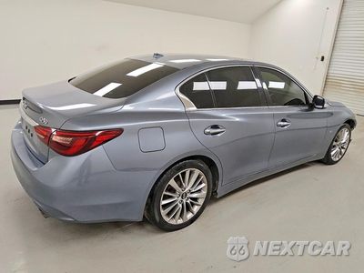 Trzecie zdjęcie samochodu z tyłu: 2018 INFINITI Q50 3.0T LUXE VIN:JN1EV7AP2JM355924 - miniatura