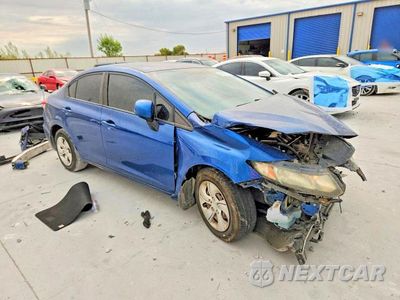 Czwarte zdjęcie samochodu z boku: 2013 HONDA CIVIC LX VIN:2HGFB2F55DH557640 - miniatura