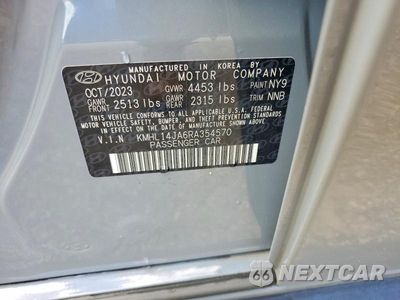 Zdjęcie 12 z 12 samochodu: 2024 HYUNDAI SONATA SEL VIN:KMHL14JA6RA354570 - miniatura