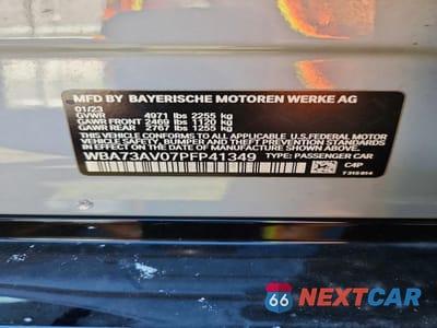 Zdjęcie 12 z 12 samochodu: 2023 BMW 4ER 430XI GRAN COUPE VIN:WBA73AV07PFP41349 - miniatura