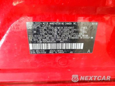 Zdjęcie 13 z 13 samochodu: 2011 TOYOTA RAV4 BASE VIN:2T3BF4DV5BW090328 - miniatura