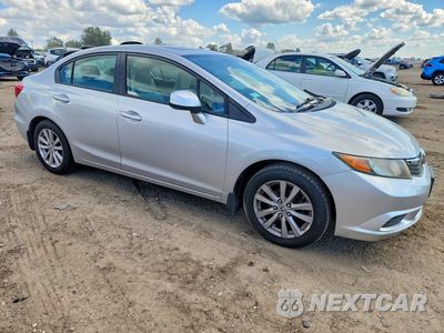 Czwarte zdjęcie samochodu z boku: 2012 HONDA CIVIC EX VIN:19XFB2F84CE045998 - miniatura