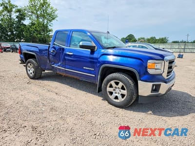Czwarte zdjęcie samochodu z boku: 2014 GMC SIERRA K1500 SLT VIN:1GTV2VECXEZ291285 - miniatura