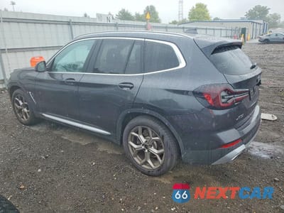 Drugie zdjęcie samochodu z przodu: 2022 BMW X3 XDRIVE30I VIN:WBX57DP09NN144013 - miniatura