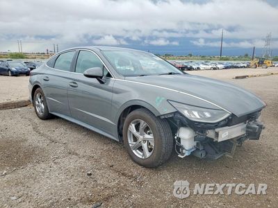 Czwarte zdjęcie samochodu z boku: 2021 HYUNDAI SONATA SE VIN:5NPEG4JA1MH082801 - miniatura