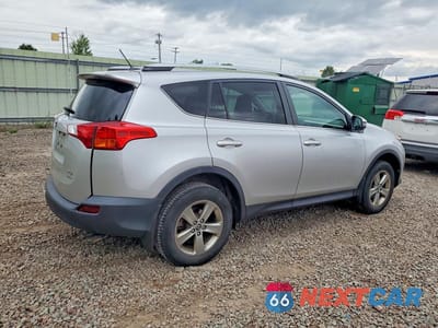 Trzecie zdjęcie samochodu z tyłu: 2015 TOYOTA RAV4 XLE VIN:2T3RFREV2FW265425 - miniatura