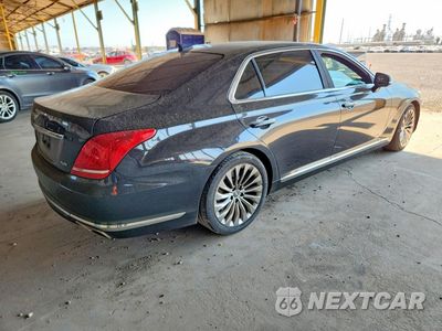 Trzecie zdjęcie samochodu z tyłu: 2018 GENESIS G90 ULTIMATE VIN:KMHG54JH5JU041046 - miniatura