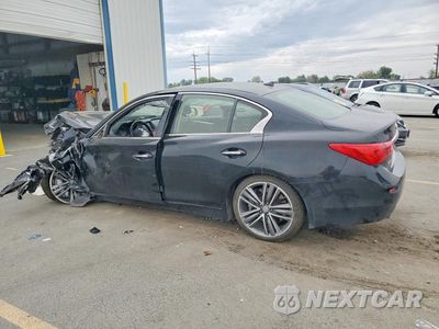 Drugie zdjęcie samochodu z przodu: 2014 INFINITI Q50 HYBRID SPORT VIN:JN1AV7AR9EM701862 - miniatura