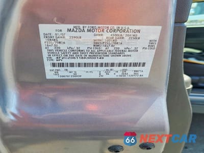 Zdjęcie 13 z 13 samochodu: 2008 MAZDA TRIBUTE S VIN:4F2CZ06118KM00149 - miniatura