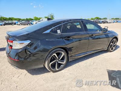 Trzecie zdjęcie samochodu z tyłu: 2020 HONDA ACCORD SPORT VIN:1HGCV1F36LA134873 - miniatura