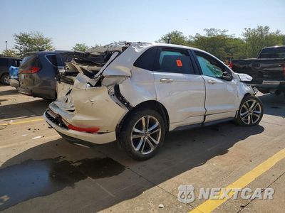 Trzecie zdjęcie samochodu z tyłu: 2015 FORD EDGE SPORT VIN:2FMTK4AP0FBC10515 - miniatura