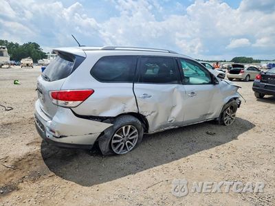 Trzecie zdjęcie samochodu z tyłu: 2014 NISSAN PATHFINDER SV VIN:5N1AR2MM6EC720892 - miniatura