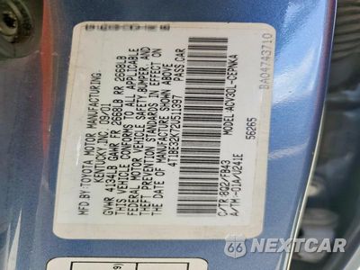 Zdjęcie 13 z 13 samochodu: 2002 TOYOTA CAMRY LE VIN:4T1BE32K72U511397 - miniatura