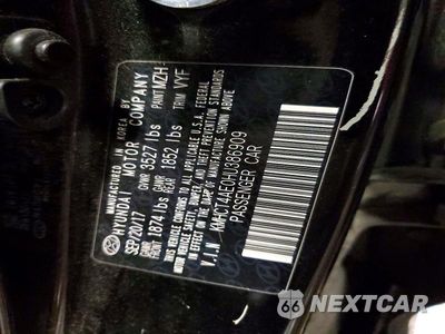 Zdjęcie 12 z 12 samochodu: 2017 HYUNDAI ACCENT SE VIN:KMHCT4AE0HU386909 - miniatura