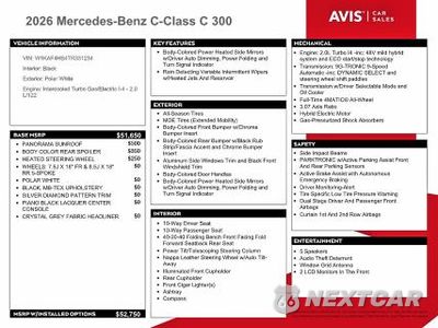 Zdjęcie 12 z 12 samochodu: 2026 MERCEDES-BENZ C 300 4MATIC VIN:W1KAF4HB4TR331234 - miniatura