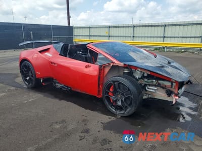 Czwarte zdjęcie samochodu z boku: 2017 LAMBORGHINI HURACAN VIN:ZHWUR1ZF0HLA05742 - miniatura
