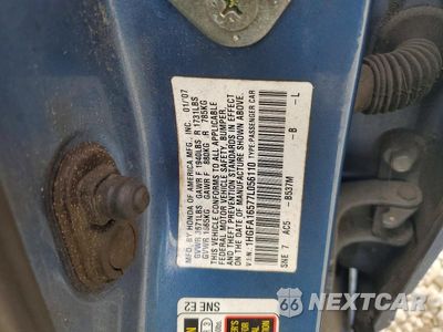 Zdjęcie 13 z 13 samochodu: 2007 HONDA CIVIC LX VIN:1HGFA16577L056110 - miniatura