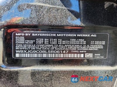 Zdjęcie 14 z 14 samochodu: 2020 BMW X1 XDRIVE28I VIN:WBXJG9C08L5R06147 - miniatura