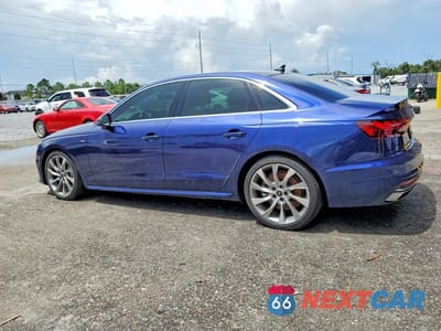 Drugie zdjęcie samochodu z przodu: 2021 AUDI A4 PREMIUM PLUS 45 VIN:WAUEAAF40MN015106 - miniatura
