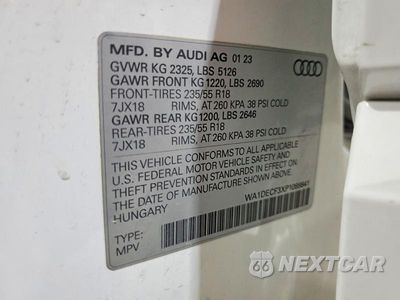 Zdjęcie 14 z 14 samochodu: 2023 AUDI Q3 PREMIUM S LINE 45 VIN:WA1DECF3XP1089841 - miniatura