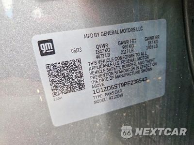 Zdjęcie 12 z 12 samochodu: 2023 CHEVROLET MALIBU LT VIN:1G1ZD5ST9PF238543 - miniatura