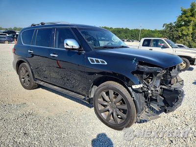 Czwarte zdjęcie samochodu z boku: 2017 INFINITI QX80 SIGNATURE EDITION VIN:JN8AZ2NE6H9157263 - miniatura