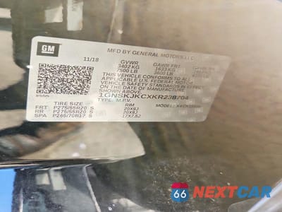 Zdjęcie 14 z 14 samochodu: 2019 CHEVROLET SUBURBAN K1500 PREMIER VIN:1GNSKJKCXKR238704 - miniatura